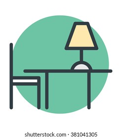 Dining Table Vector Icon