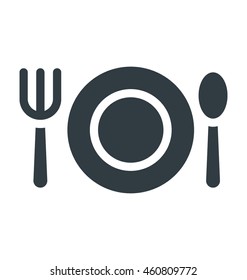 Dining Vector Icon Stock Vector (Royalty Free) 460809772 | Shutterstock