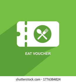 Dining Voucher Icon, Business Icon Vector