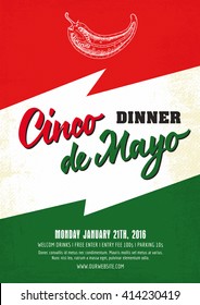 Dinner Cinco de Mayo Poster