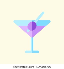 Dinner Date Element Flat Icon Vector Graphic Download Template Modern
