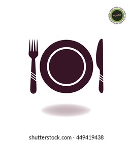 Dinner dishes icon