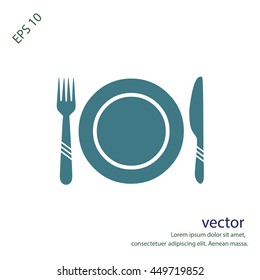 Dinner dishes icon