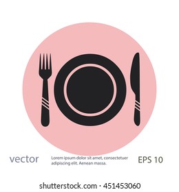 Dinner dishes icon
