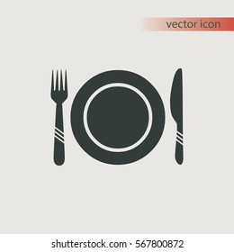 Dinner dishes icon