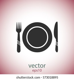 Dinner dishes icon