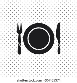 Dinner dishes icon