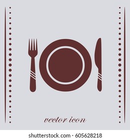 Dinner dishes icon
