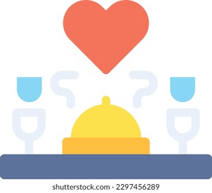 dinner flat icon for download free