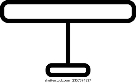 Dinner Furniture Table Outline Icon