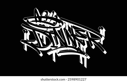 DINNER graffiti tag style design