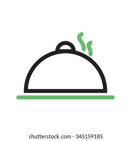 Dinner, hot, party icon vector image. Can also be used for activities. Suitable for use on web apps, mobile apps and print media.