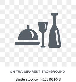 Dinner icon. Dinner design concept from Restaurant collection. Simple element vector illustration on transparent background.