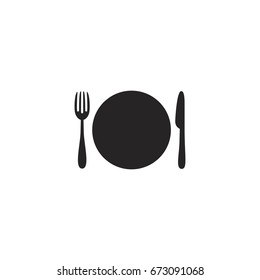 dinner icon. sign design