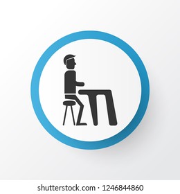 Dinner icon symbol. Premium quality isolated lunch element in trendy style.