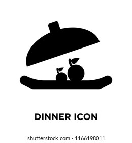 Dinner icon vector isolated on white background, Dinner transparent sign , food symbols