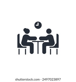 Dinner icon. vector.Editable stroke.linear style sign for use web design,logo.Symbol illustration.