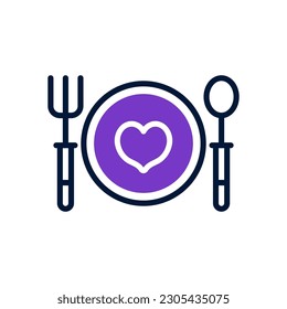 dinner icon for your website, mobile, presentation, and logo design.