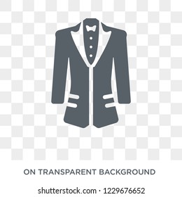 Dinner Jacket icon. Dinner Jacket design concept from Dinner Jacket collection. Simple element vector illustration on transparent background.