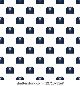 Dinner jacket pattern seamless vector repeat for any web design
