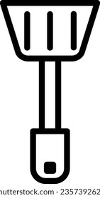 Icono de contorno de la estatua de la cocina de la cena