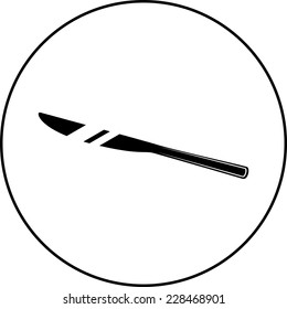 dinner knife symbol