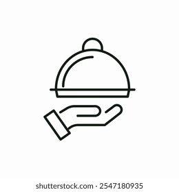 dinner lunch breakfast food icon vector sign