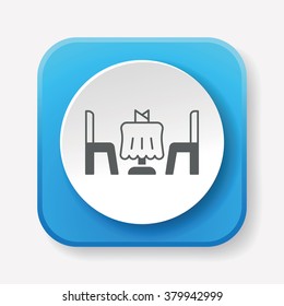 dinner table icon