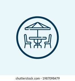 dinner table icon isolated on white background from restaurants and dining collection. dinner table icon trendy and modern dinner table symbol for logo, web, app,