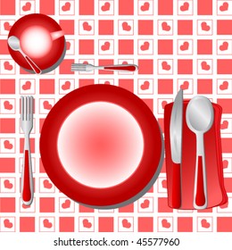 Dinner Table Vector
