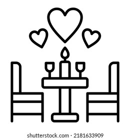 Dinner vector icon. Can be used for printing, mobile and web applications.