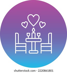 Dinner vector icon. Can be used for printing, mobile and web applications.