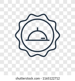 Dinner vector icon isolated on transparent background, Dinner logo concept