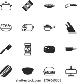 dinner vector icon set such as: cup, cutlets, unhealthy, single, meatballs, comfortable, lamb, icons, service, broth, wine, summer, cafe, outdoors, organic, eco, beautiful, pots, meatball, roast