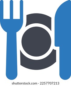 dinner Vector illustration on a transparent background. Premium quality symmbols. Glyphs vector icons for concept and graphic design.