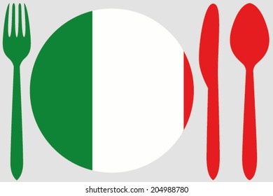 Dinnerware With The Flag Of Ireland