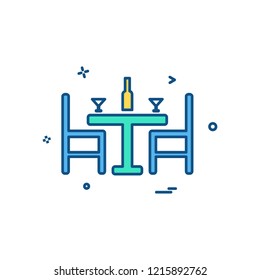 Dinning icon design vector