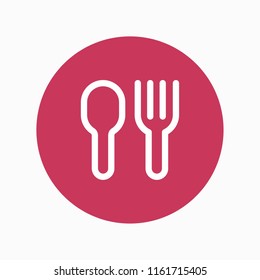 dinning icon vector