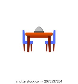 dinning table icon illustration vector graphic