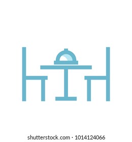 dinning table shady blue icon