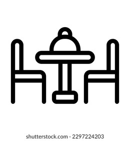 Dinning Vector Line Icon Design