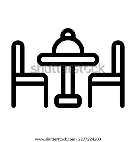 Dinning Vector Line Icon Design