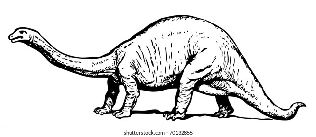 Dinosaur Clipart Black And White Images Stock Photos Vectors Shutterstock