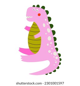 Dino, cute vector illustration, scandinavian art, doodle style.