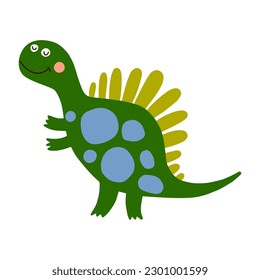 Dino, cute vector illustration, scandinavian art, doodle style.