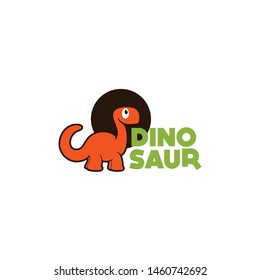 DIno Dinosaur Logo Design Vector