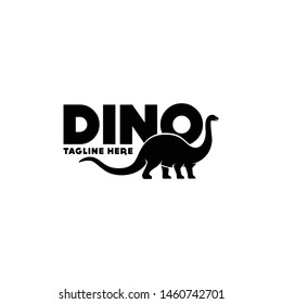 DIno Dinosaur Logo Design Vector