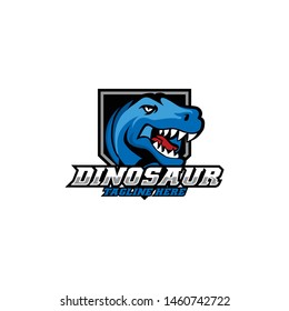 DIno Dinosaur Logo Design Vector