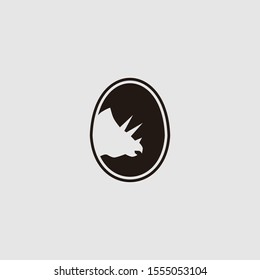 dino egg logo design for all