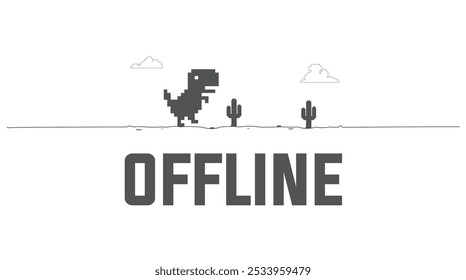 Dino - Google Chrome Abstrakte Spielkunst